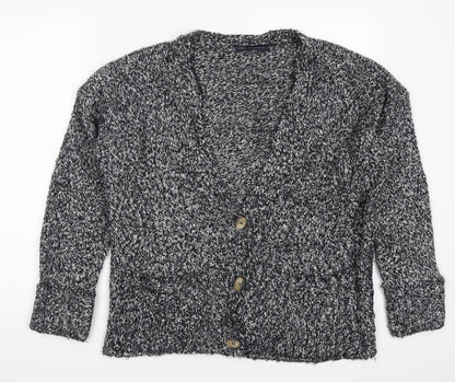 Womens UK Size M Marks and Spencer Blue Cardigan Jumper