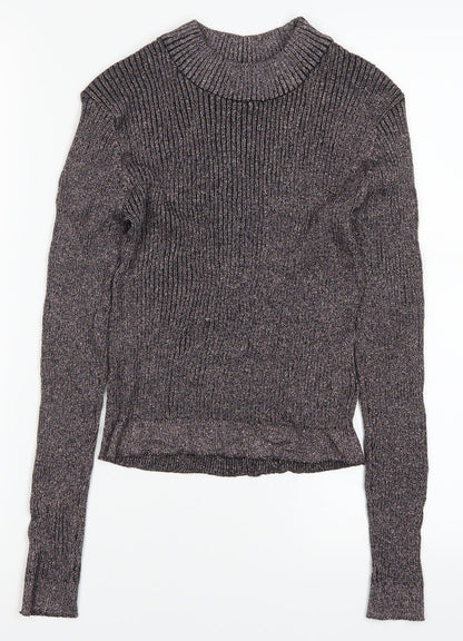 Womens UK Size M H&M Purple Pullover Jumper
