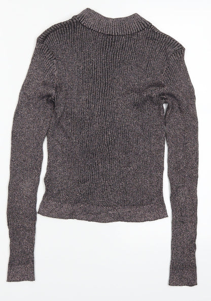 Womens UK Size M H&M Purple Pullover Jumper