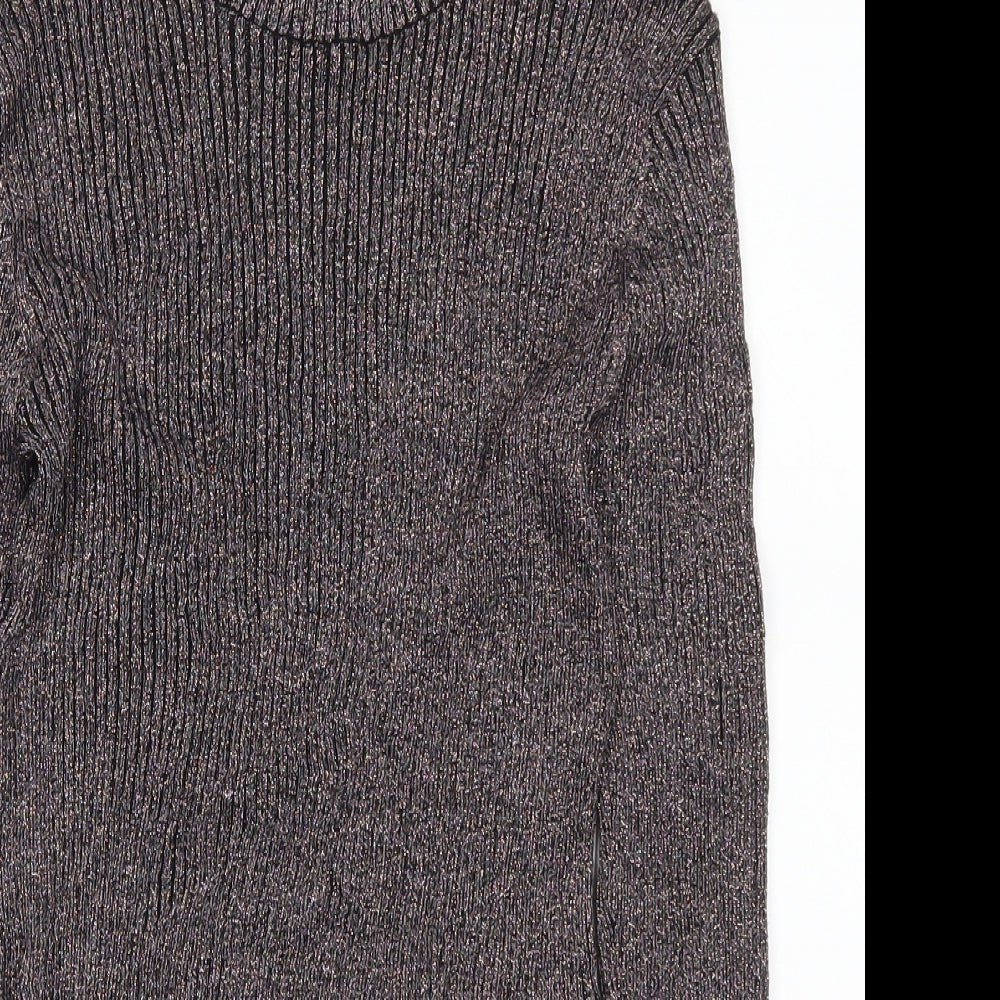 Womens UK Size M H&M Purple Pullover Jumper