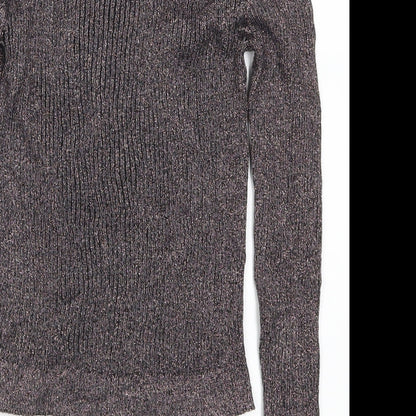 Womens UK Size M H&M Purple Pullover Jumper