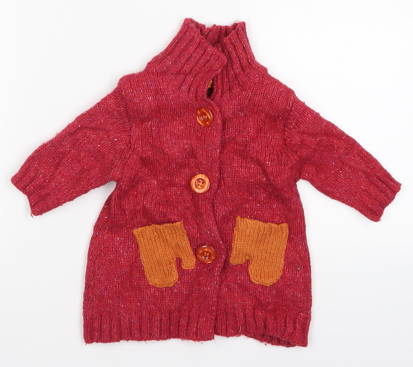 Mini Mode Girls Pink   Cardigan Jumper Size 0-3 Months