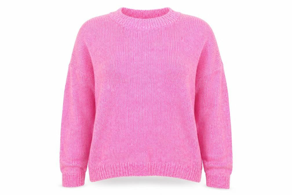 Womens UK Size L New Look Pink Pullover Jumper