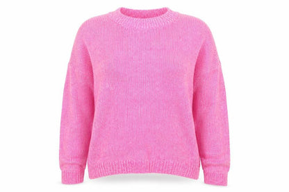 Womens UK Size L New Look Pink Pullover Jumper