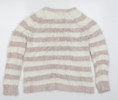Womens UK Size 14 Debenhams Pink Pullover Jumper