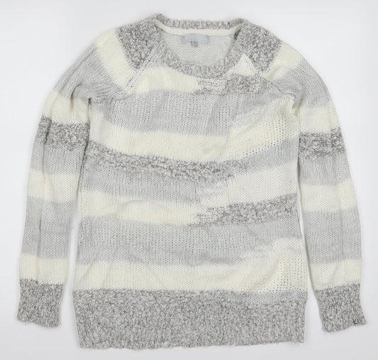 Womens UK Size 10 Red Herring Grey Pullover Jumper