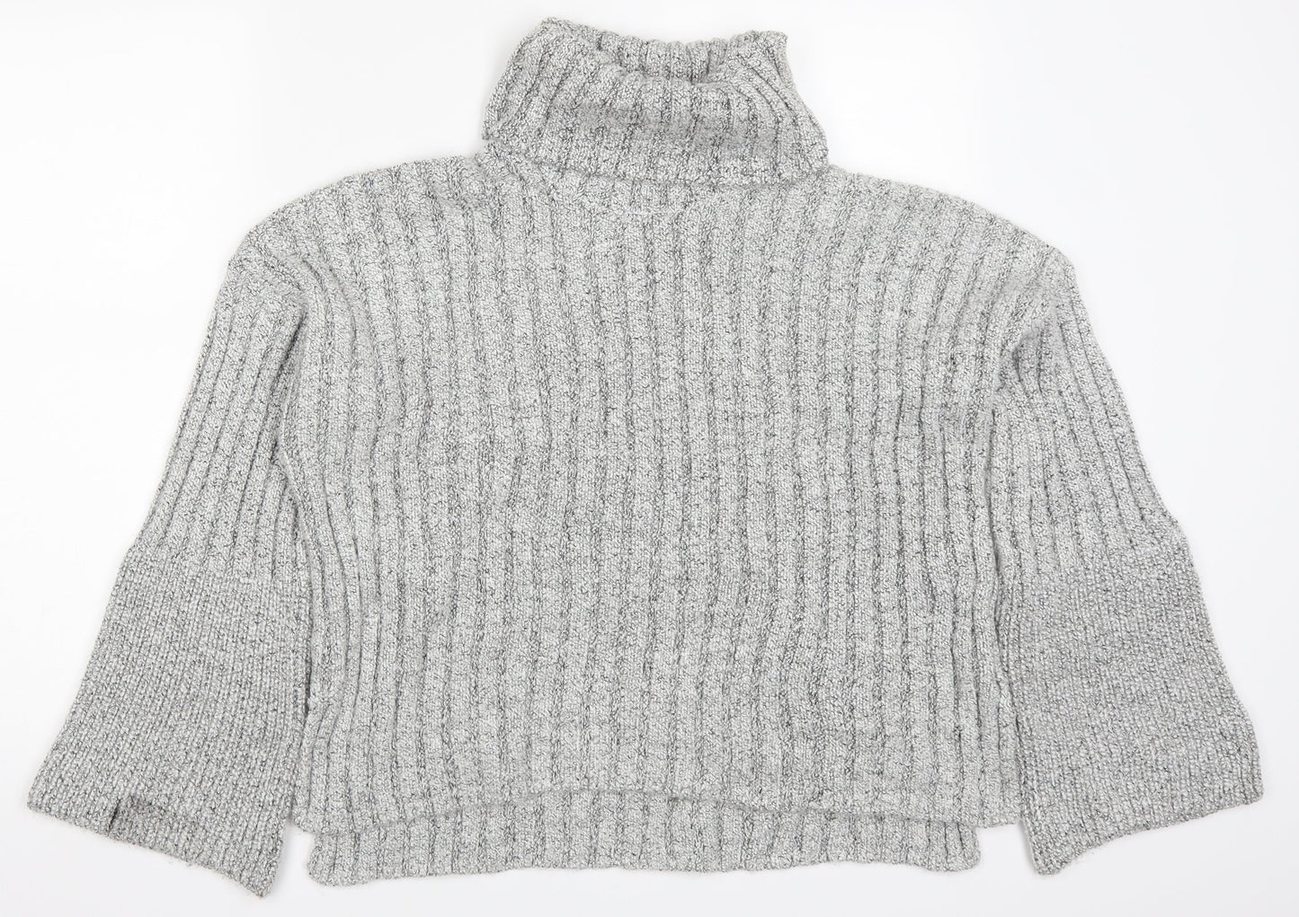 Womens UK Size 8 Topshop Grey Pullover Jumper