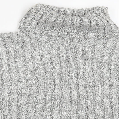 Womens UK Size 8 Topshop Grey Pullover Jumper