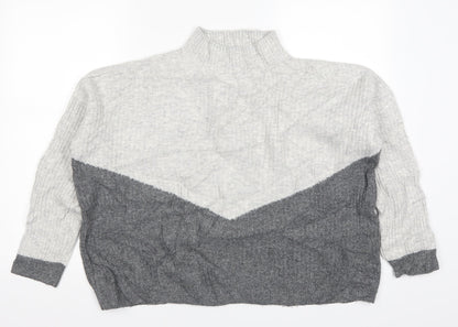 Womens UK Size M Marks and Spencer Grey Pullover Jumper