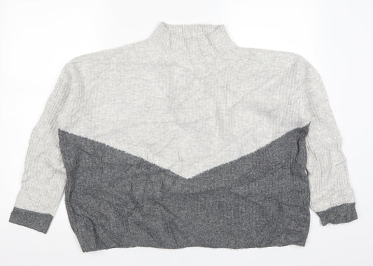 Womens UK Size M Marks and Spencer Grey Pullover Jumper