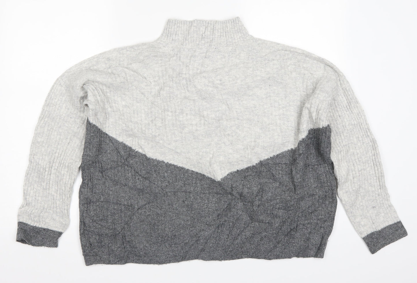 Womens UK Size M Marks and Spencer Grey Pullover Jumper