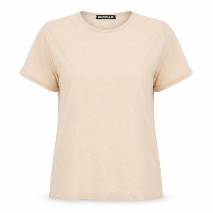 Womens UK Size 10 Misspap Pink Basic T-Shirt
