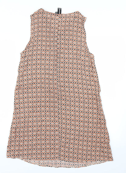 Izabel  Womens Orange Batik  A-Line  Size 14