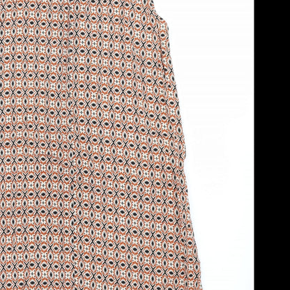 Izabel  Womens Orange Batik  A-Line  Size 14