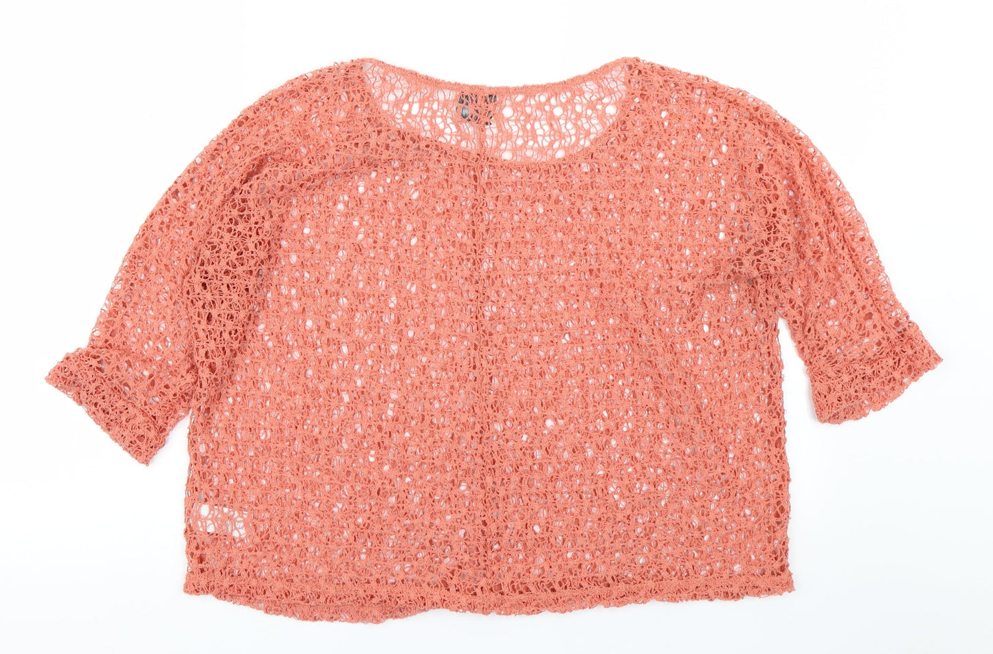 Womens UK Size 16 NEXT Orange Pullover Jumper