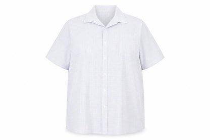 George Womens Blue Check  Basic Button-Up Size 18