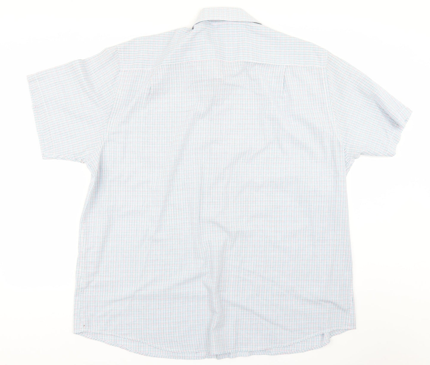 George Womens Blue Check  Basic Button-Up Size 18