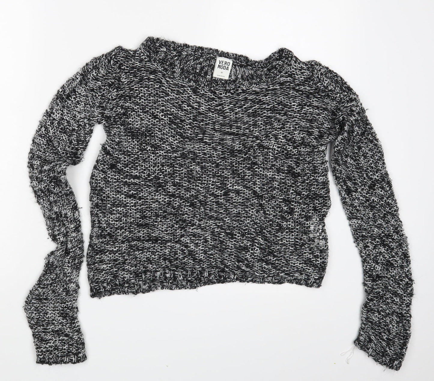 Womens UK Size XS Vera Moda Grey Pullover Jumper