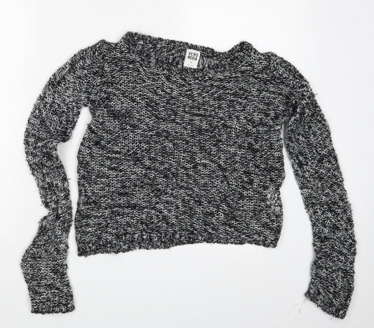 Womens UK Size XS Vera Moda Grey Pullover Jumper
