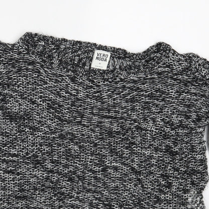 Womens UK Size XS Vera Moda Grey Pullover Jumper
