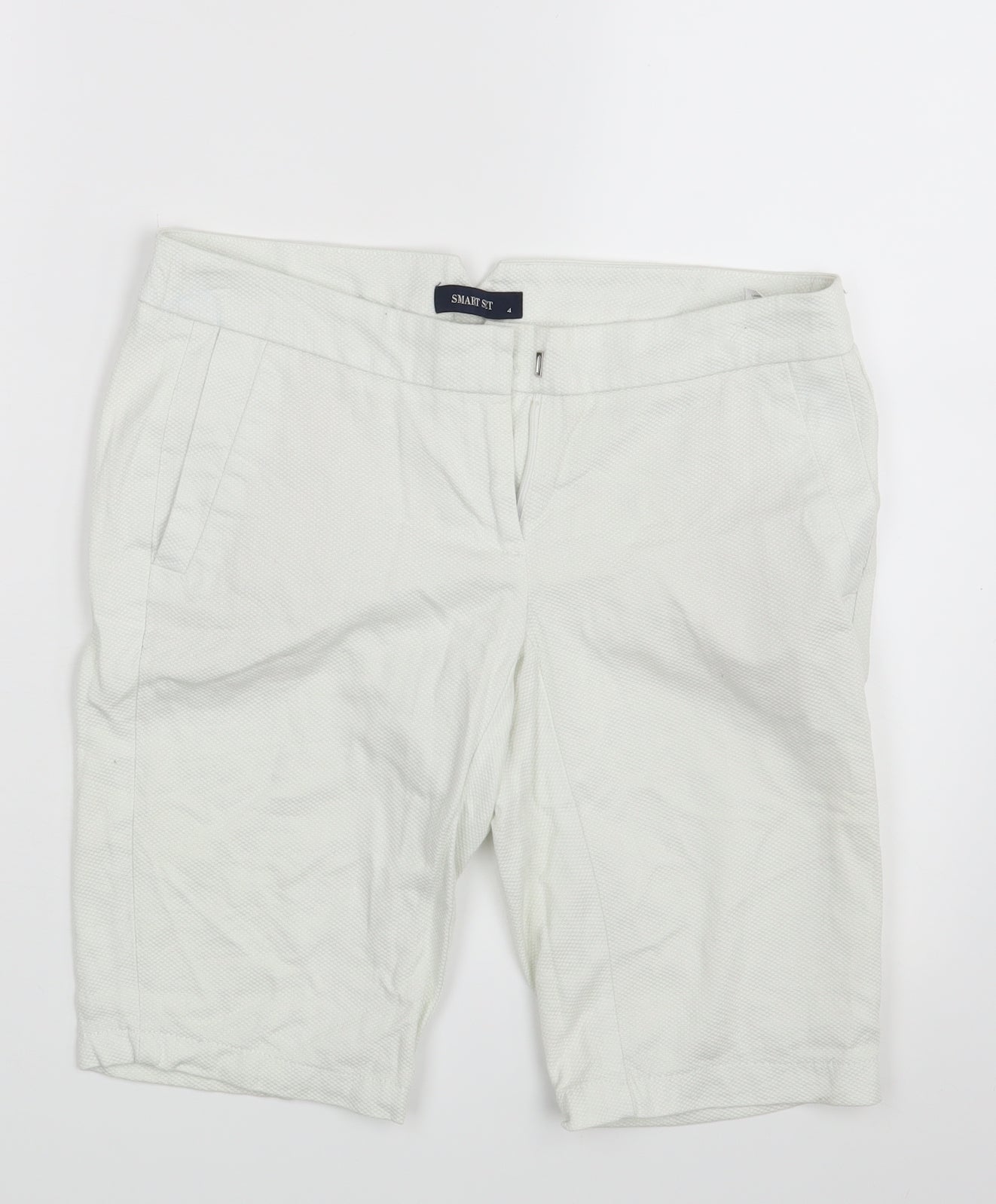 Smart Set  Womens Ivory   Chino Shorts Size 4