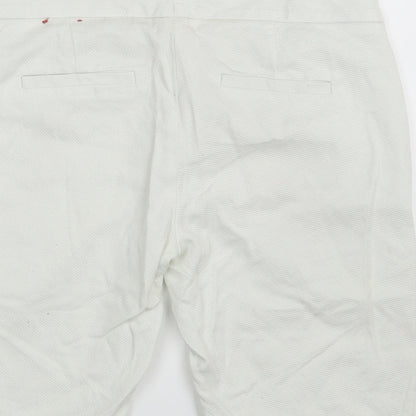 Smart Set  Womens Ivory   Chino Shorts Size 4