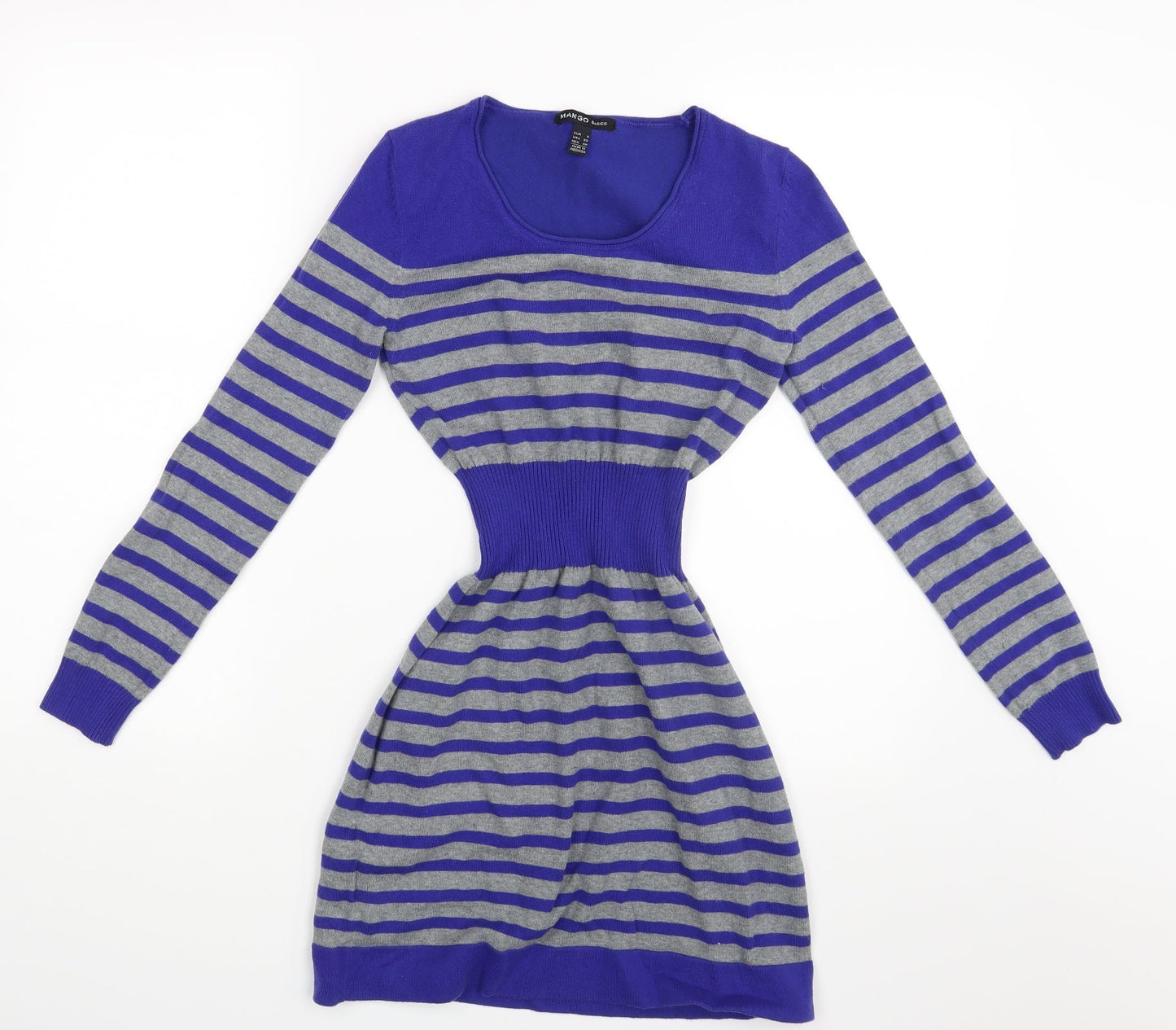 Womens UK Size S Mango Multicoloured Pullover Jumper