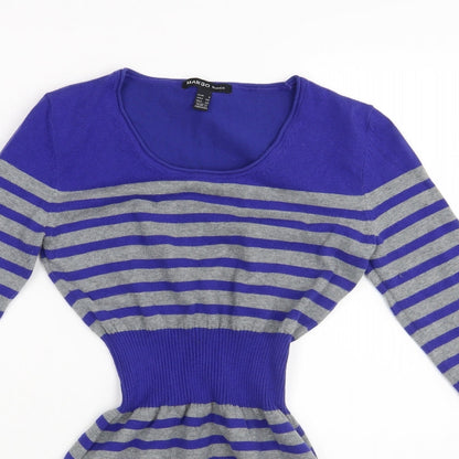 Womens UK Size S Mango Multicoloured Pullover Jumper