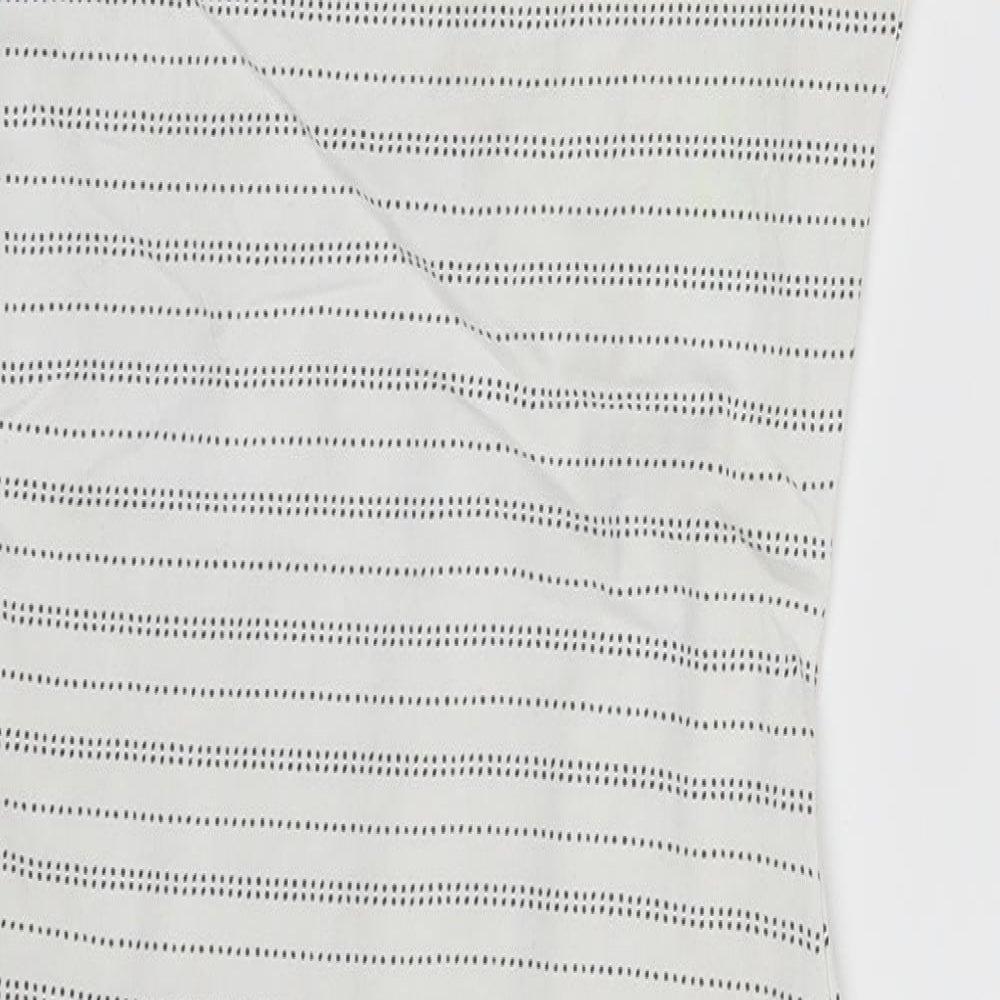 Atmosphere Womens White Polka Dot  Fit & Flare  Size 8