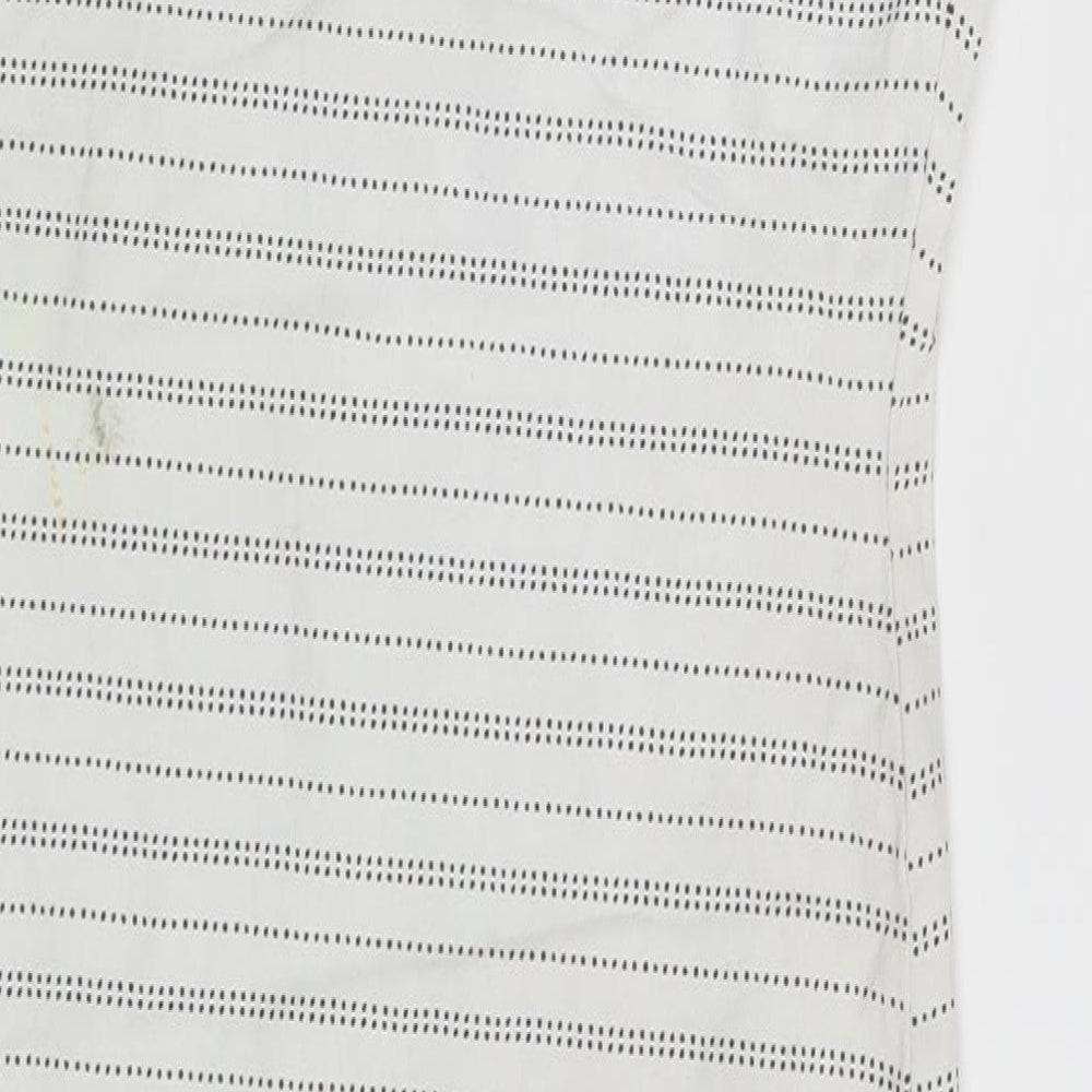 Atmosphere Womens White Polka Dot  Fit & Flare  Size 8