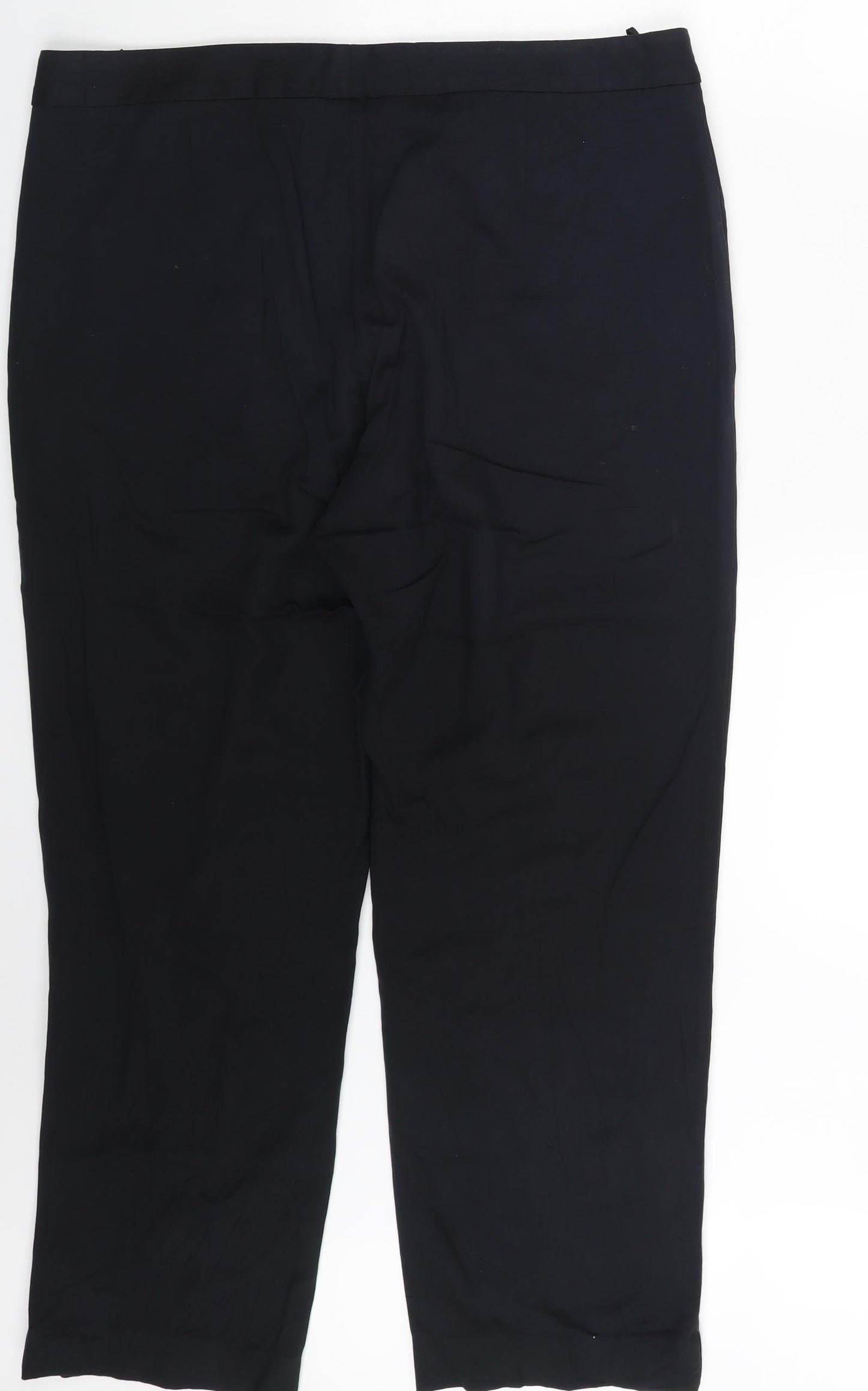 Womens UK Size 16 M&S Regular Fit  Blue Trousers