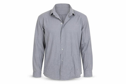 Mens UK Size L NEXT Grey  Button-Up Long Sleeve Casual Shirt