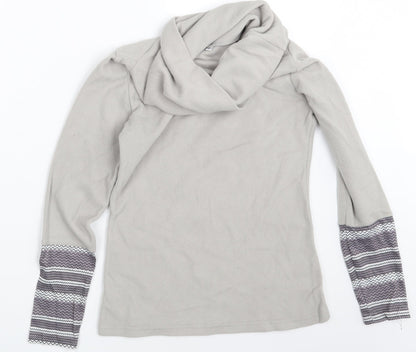 Womens UK Size S Preworn Grey Pullover Jumper