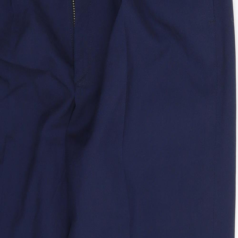 Womens UK Size One Size Preworn Regular Fit  Blue Trousers