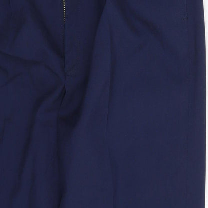Womens UK Size One Size Preworn Regular Fit  Blue Trousers