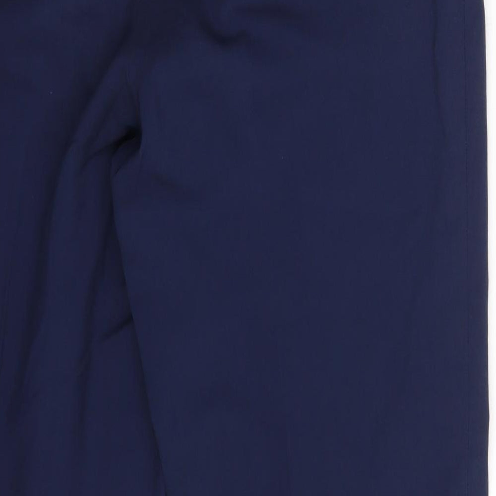 Womens UK Size One Size Preworn Regular Fit  Blue Trousers