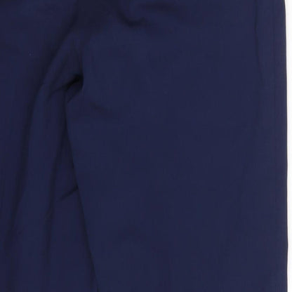 Womens UK Size One Size Preworn Regular Fit  Blue Trousers