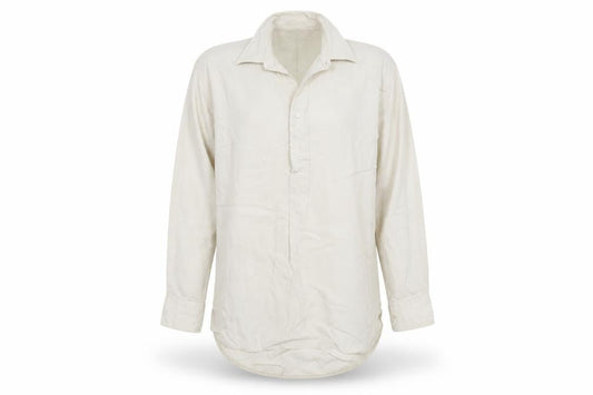 Tabaro Womens Ivory   Basic Button-Up One Size
