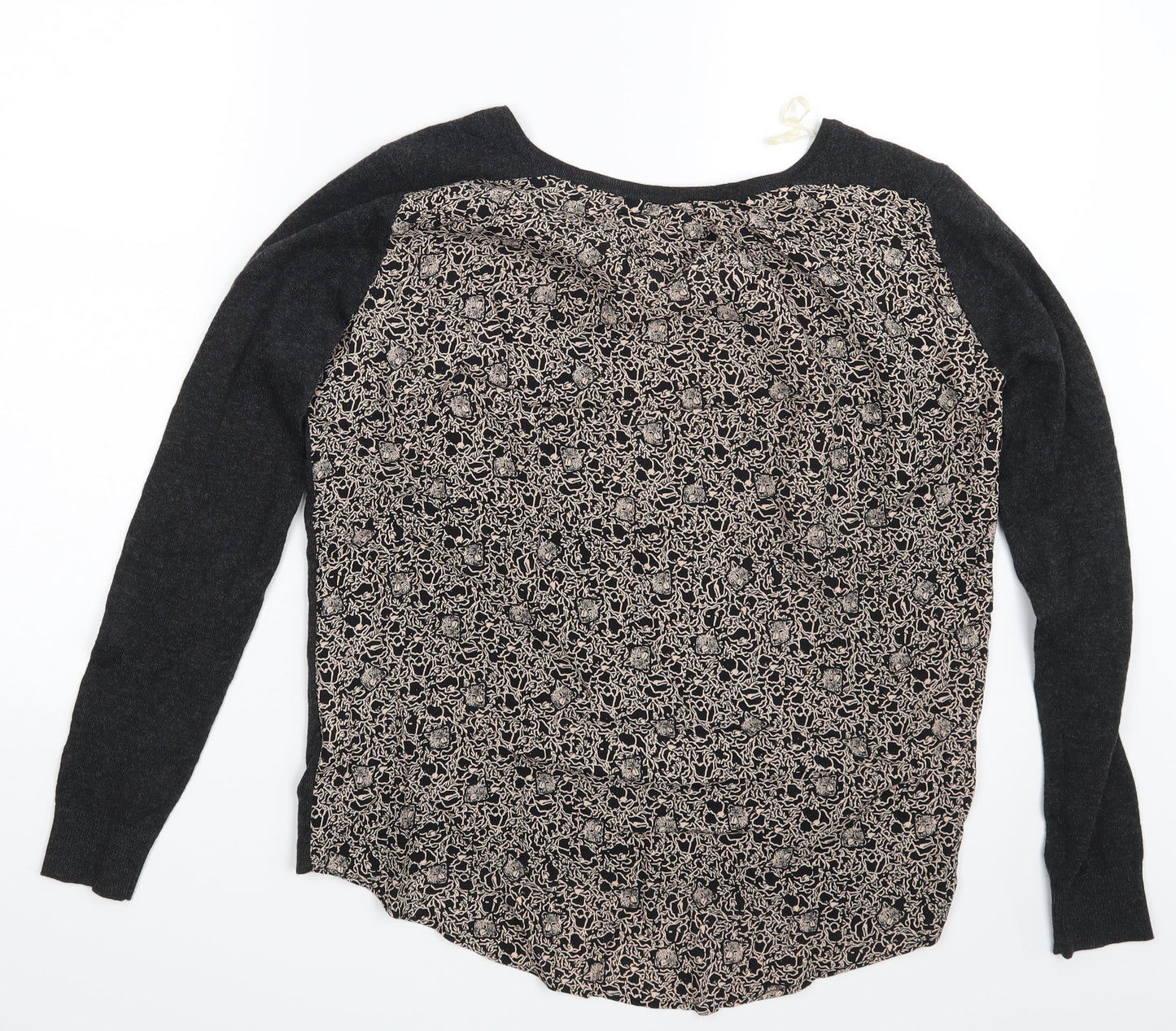 Womens UK Size S Marie Sixtine Grey Pullover Jumper