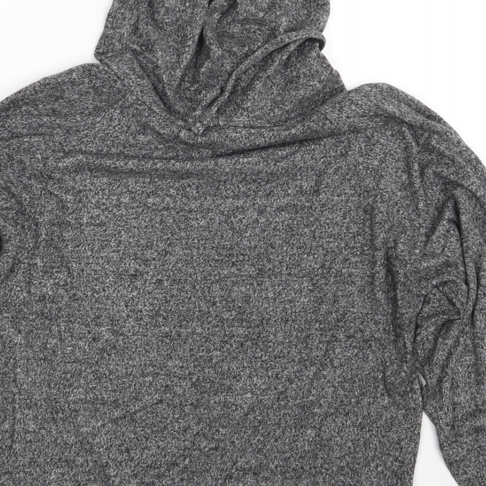 Love To Lounge Womens Grey   Pullover Hoodie Size 6