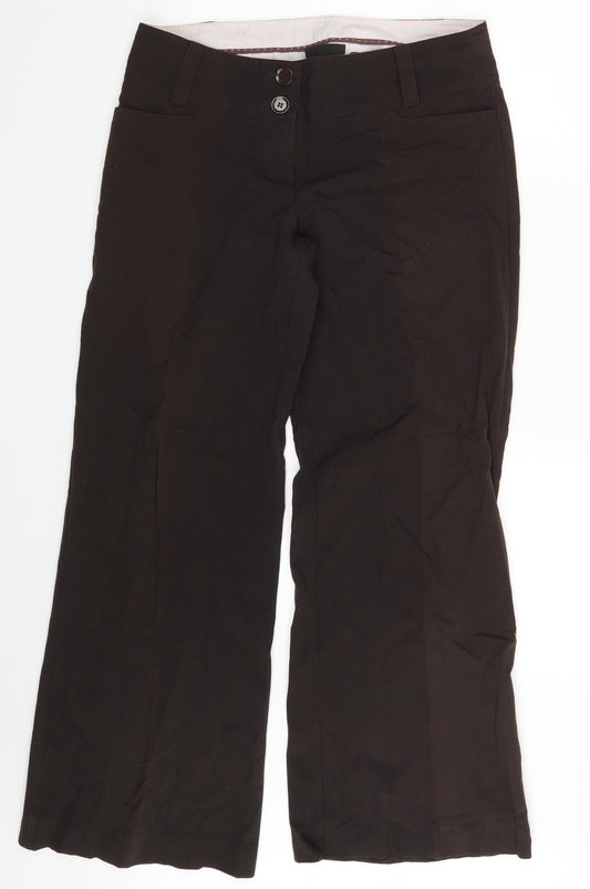 New Look Womens Brown   Trousers  Size 12 L30 in