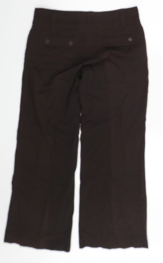 New Look Womens Brown   Trousers  Size 12 L30 in
