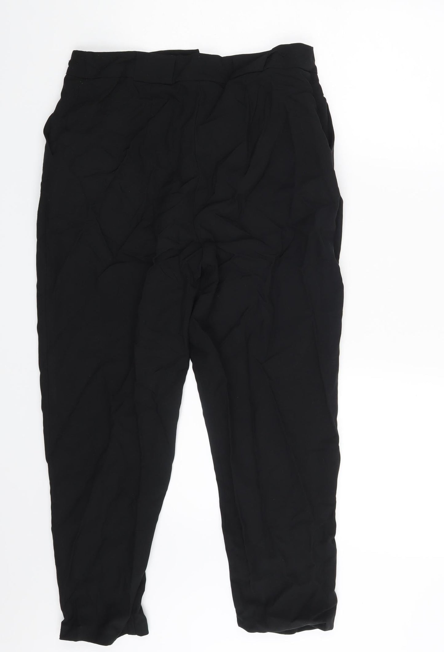 Womens UK Size 10 ASOS Slim Fit  Black Trousers