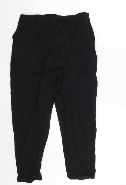 Womens UK Size 10 ASOS Slim Fit  Black Trousers