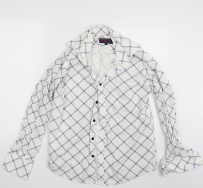 Mens UK Size S Grand Banks White  Button-Up Long Sleeve Casual Shirt