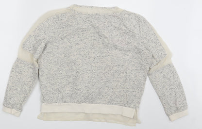 Womens UK Size S French Connection Beige Pullover Sweatshirt