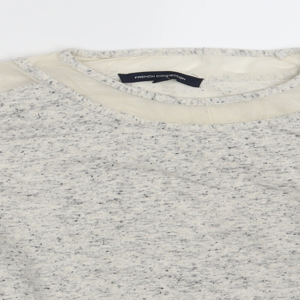 Womens UK Size S French Connection Beige Pullover Sweatshirt