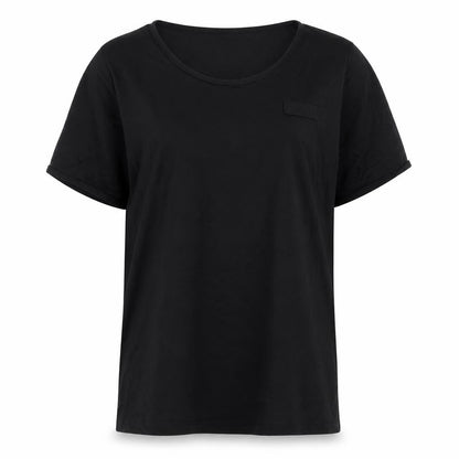 Womens UK Size L Incorporatewear Black Basic T-Shirt