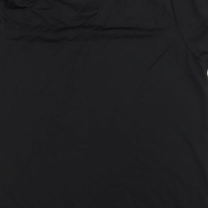 Womens UK Size L Incorporatewear Black Basic T-Shirt
