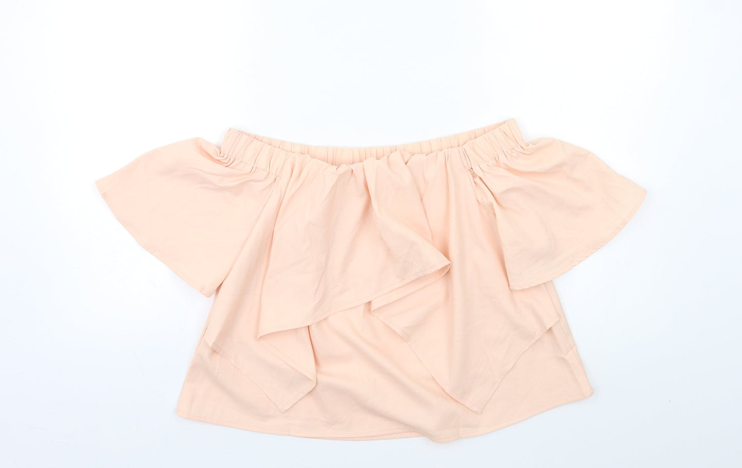 Womens UK Size XS Preworn Pink Basic Blouse